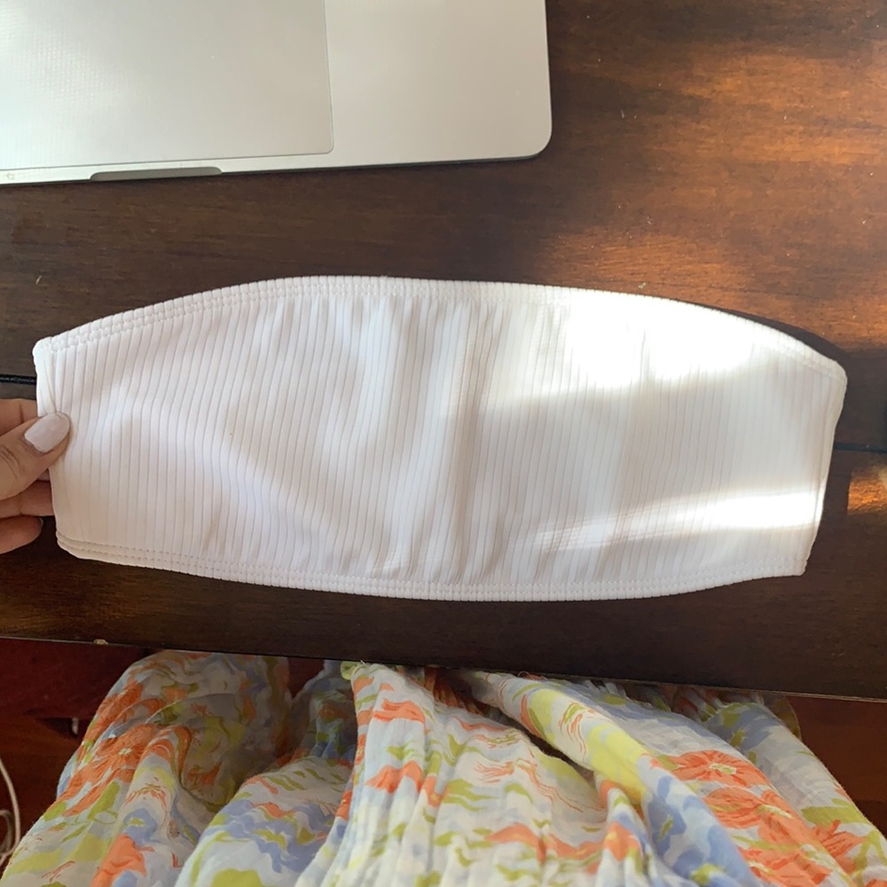 LA Hearts White Bandeau
